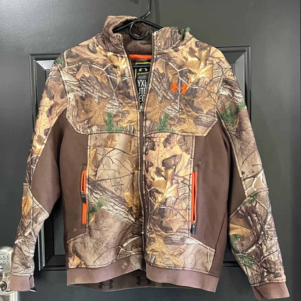 Under Armour Men's Camouflage Performance Jacket - Brown and Green